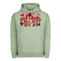 Pigment Oil Green One loved gigi Urban Hoodie - FaDigitalArtStudio