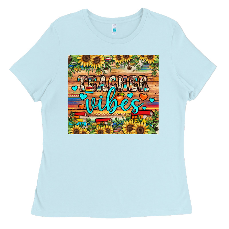 Teacher Vibes Ladies Tee by JahusDesignShop | Teevron