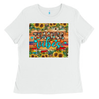 White teacher vibes Ladies Tee - JahusDesignShop