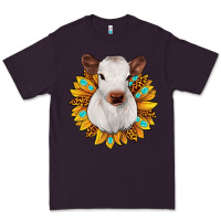 Plum sunflower heifer Premium Tee - JahusDesignShop