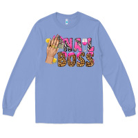 Colony Blue nail boss bbs Long Sleeve Tee - BundleAndBundleShop