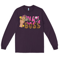 Plum nail boss bbs Long Sleeve Tee - BundleAndBundleShop