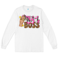 White nail boss bbs Long Sleeve Tee - BundleAndBundleShop