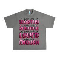 Tornado you are worthy you are beautiful Urban Heavy Tee - MaliasSmallBusiness
