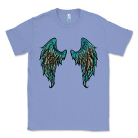 Colony Blue turquoise leopard wings Classic Tee - RanaPortraitStore