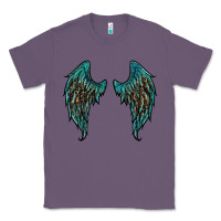 Lavender turquoise leopard wings Classic Tee - RanaPortraitStore