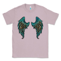 Lilac turquoise leopard wings Classic Tee - RanaPortraitStore