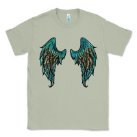 Matcha turquoise leopard wings Classic Tee - RanaPortraitStore