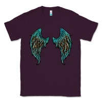 Plum turquoise leopard wings Classic Tee - RanaPortraitStore