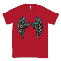Red turquoise leopard wings Classic Tee - RanaPortraitStore