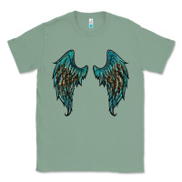 Sage turquoise leopard wings Classic Tee - RanaPortraitStore