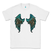 White turquoise leopard wings Classic Tee - RanaPortraitStore