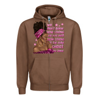 Chestnut afro woman cancer Zipper Hoodie - texasbilliewilder