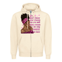 Sandshell afro woman cancer Zipper Hoodie - texasbilliewilder
