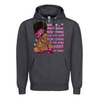 Smoke afro woman cancer Zipper Hoodie - texasbilliewilder