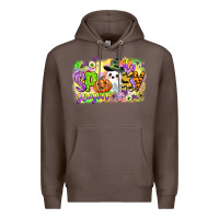 Coffee its spooky season Premium Hoodie - CowGirlArtShop