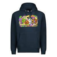 Navy its spooky season Premium Hoodie - CowGirlArtShop