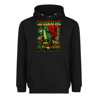Black celebrating black freedom 6 19 1865 juneteenth Heavyweight Hoodie - CowGirlArtShop