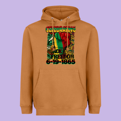Celebrating Black Freedom 6 19 1865 Juneteenth Heavyweight Hoodie Designed By Cowgirlartshop