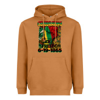 Meerkat celebrating black freedom 6 19 1865 juneteenth Heavyweight Hoodie - CowGirlArtShop