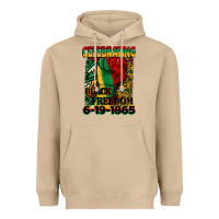 Mushroom celebrating black freedom 6 19 1865 juneteenth Heavyweight Hoodie - CowGirlArtShop