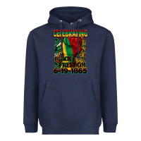 Navy celebrating black freedom 6 19 1865 juneteenth Heavyweight Hoodie - CowGirlArtShop