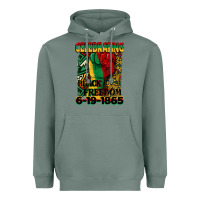 Sage celebrating black freedom 6 19 1865 juneteenth Heavyweight Hoodie - CowGirlArtShop