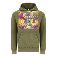 Vintage Olive bead up bitches it's mardi gras Vintage Hoodie - MaliasSmallBusiness