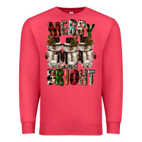Cardinal merry and bright Premium Sweatshirt - CowGirlArtShop
