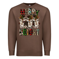 Chestnut merry and bright Premium Sweatshirt - CowGirlArtShop