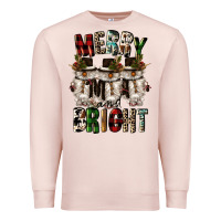 Merry And Bright Premium Sweatshirt | Teevron