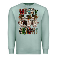 Seafoam merry and bright Premium Sweatshirt - CowGirlArtShop
