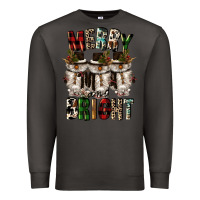 Smoke merry and bright Premium Sweatshirt - CowGirlArtShop