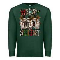Sports Green merry and bright Premium Sweatshirt - CowGirlArtShop