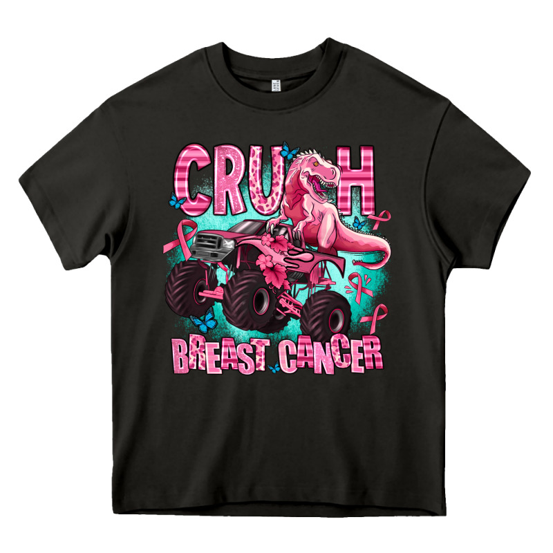 Crush Breast Cancer Heavy Core Tee by AdoDesignShop | Teevron