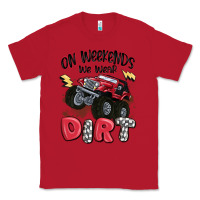 Red on weekends we wear dirt Classic Tee - MaliasSmallBusiness