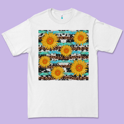 Sunflower Western Seamless Revize Premium Tee Designed By Adodesignshop