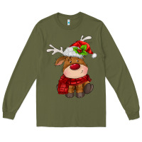 Christmas Baby Deer Long Sleeve Tee | Teevron