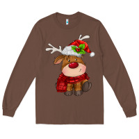 Chestnut christmas baby deer Long Sleeve Tee - MaliasSmallBusiness