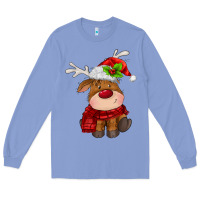 Colony Blue christmas baby deer Long Sleeve Tee - MaliasSmallBusiness