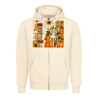 Sandshell fall hay there pumpkin Zipper Hoodie - texasbilliewilder