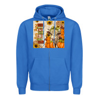 True Royal fall hay there pumpkin Zipper Hoodie - texasbilliewilder