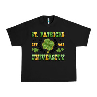 Black st. patricks university Urban Heavy Tee - MaliasSmallBusiness