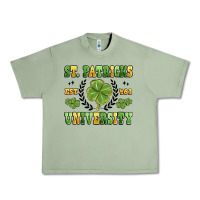 Oil Green st. patricks university Urban Heavy Tee - MaliasSmallBusiness