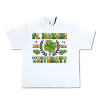 White st. patricks university Urban Heavy Tee - MaliasSmallBusiness