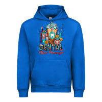 Cobalt dental office manager cold drink frappe Urban Hoodie - FaDigitalArtStudio