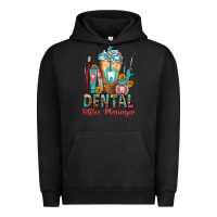 Pigment Black dental office manager cold drink frappe Urban Hoodie - FaDigitalArtStudio