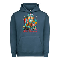 Pigment Midnight Navy dental office manager cold drink frappe Urban Hoodie - FaDigitalArtStudio