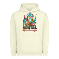 Pigment Pistachio dental office manager cold drink frappe Urban Hoodie - FaDigitalArtStudio