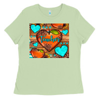 Matcha teacher hearts Ladies Tee - JahusDesignShop